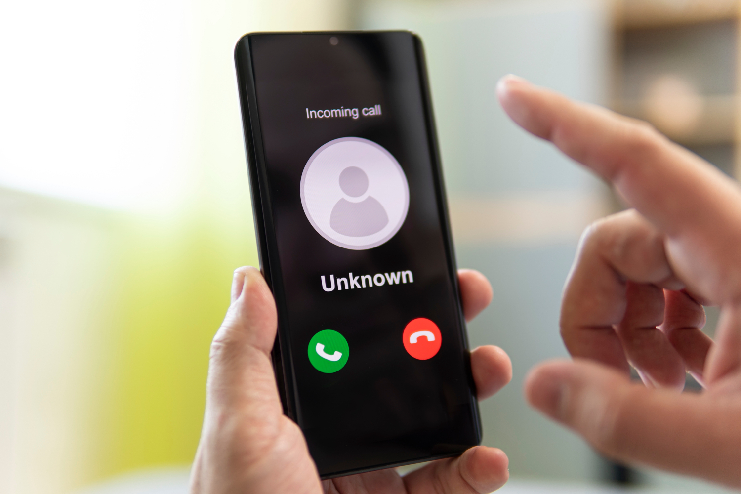 unknown caller calling phone